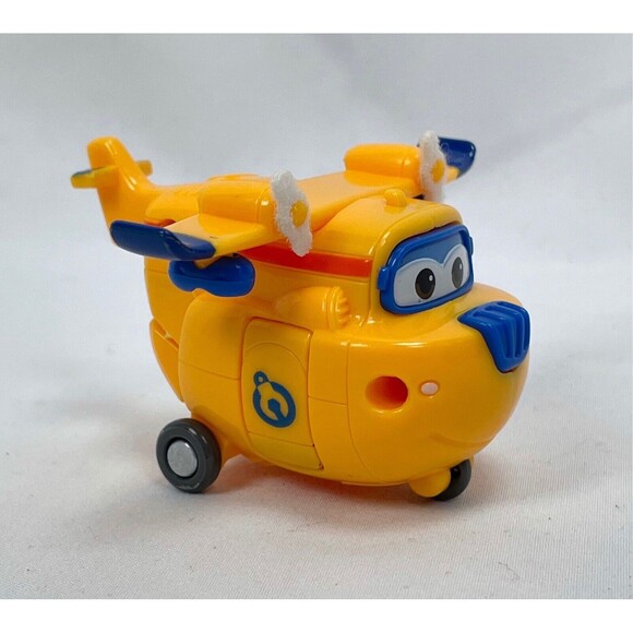 Super Wings Transforming Planes Mini Airplanes Set 5 Transform-A-Bots Jett - Picture 7 of 7